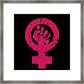 Women's Rights Symbol Framed Print