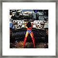 Wonder Woman Tank Framed Print