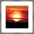 Wonderous Sunset Framed Print