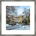 Wootton Oxfordshire In The Snow Framed Print