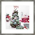Wrapping Paper Christmas Tree Framed Print