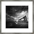 Wreck Of The Peter Iredale Framed Print