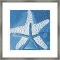 X-ray Starfish Framed Print