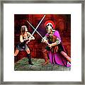 Xena Vs The Centurion Framed Print