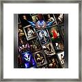 Xzendor7 Digital Classical Vintage Art Matrix Color Framed Print