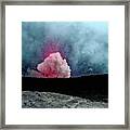 Yasur Eruption Abstract Framed Print