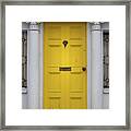 Yellow Door Architecture - Dublin Framed Print