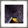 Yellow Doorway Abstract Framed Print