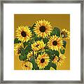 Yellow Sunflowers Framed Print