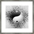 Yin Yang Symbol Framed Print