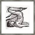 Yoga Study Suelynee 21-37 Framed Print