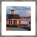Yorktown Pavilion At Sunrise Framed Print