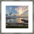 Yorktown Sunset Framed Print