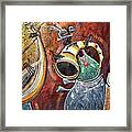 Yoruba, Hausa, Ibo Musicians #1 Framed Print