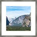 Yosemite Panorama Framed Print