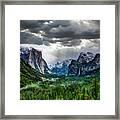 Yosemite Tunnel View Framed Print