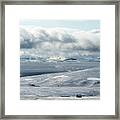 Zumwalt Prairie Under Snow Framed Print