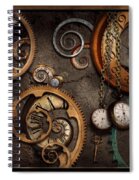 Steampunk - Abstract - Time Is Complicated Spiral Notebook Steampunk - Abstract - Time Is Complicated Spiral Notebook