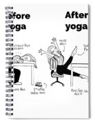 Before and After yoga Coffee Mug by Alex Christie - Pixels