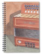 Button Accordion Three Spiral Notebook Button Accordion Three Spiral Notebook