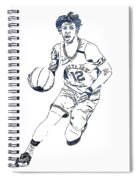 Ja Morant Memphis Grizzlies Sketch Art 1002 by Joe Hamilton