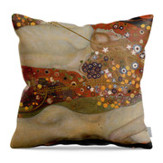 Water Serpents Ii Throw Pillow Water Serpents Ii Throw Pillow