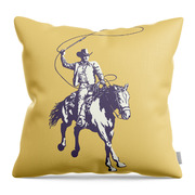 Lasso and Cowboy Riding a Horse Drawing by CSA Images - Pixels Merch