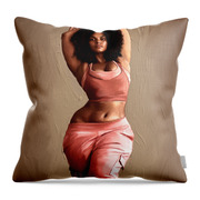 Curvy Model Beach Towel by Donald Lawrence - Pixels