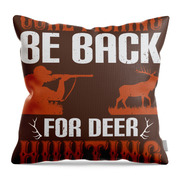 Hunter Gift Gone Fishing Be Back For Deer Hunting Funny Hunting Quote  Tapestry by Jeff Creation - Fine Art America