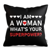 I am a Woman What's Your Superpower Drawing by Clad Stylish - Fine Art  America