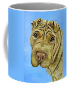 Beautiful Shar-pei Dog Portrait Coffee Mug by Michelle Wrighton