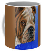 Beautiful Bulldog Oil Painting Coffee Mug by Michelle Wrighton