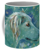 Saluki Dog Painting Coffee Mug by Michelle Wrighton