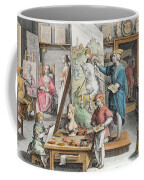 The Invention Of Oil Paint, Plate 15 Canvas Print / Canvas Art by Jan van  der Straet - Fine Art America