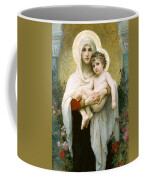 Bouguereau The Madonna of the Roses Wood Framed Canvas Print Repro 11x14