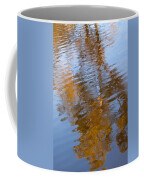 Gold And Blue Reflections Coffee Mug by Michelle Wrighton