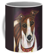 Royalty - Greyhound Painting Coffee Mug by Michelle Wrighton