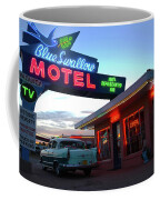 Blue Swallow Motel Neon Sign At Sunset Route 66 Tucumcari New Mexico Photograph By Justin Rushde - 14321734 blue neon motel sign lit up at night roblox