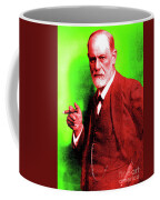 Colorized photo of Sigmund Freud Green and Brown Photograph by English ...