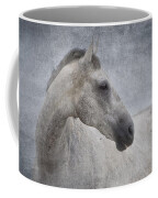 Grey At The Beach Textured Coffee Mug by Michelle Wrighton