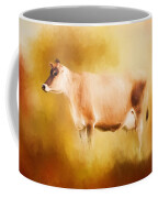 Jersey Cow In Field Coffee Mug