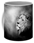 Lion - Pride Of Africa II - Tribute To Cecil In Black And White Coffee Mug