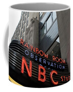 Nbc Studio Rainbow Room Sign Coffee Mug Nbc Studio Rainbow Room Sign Coffee Mug