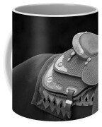 Western Art Navajo Silver And Basketweave In Black And White Coffee Mug by Michelle Wrighton