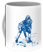 American Football kicker. NFL player kicking the ball. Colorful #1 Coffee  Mug