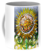 Abstract Sunflower 4 Coffee Mug