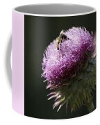 Bee On Thistle Coffee Mug