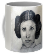Star Wars Princess Leia Coffee Mug or Tea Cup Funny Starbucks Carrie Fisher 14 oz Stainless Steel Travel Mug by BeeGeeTees White / 14 oz