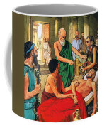 Hippocrates Discouraging The Use Of Primitive Medical Techniques Throw  Pillow by Clive Uptton - Pixels