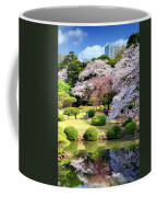 Japan, Kanto, Tokyo, Shinjuku, Cherry Blossom, Sakura, In Shinjuku Gyoen  National Garden T-Shirt by Maurizio Rellini - Pixels
